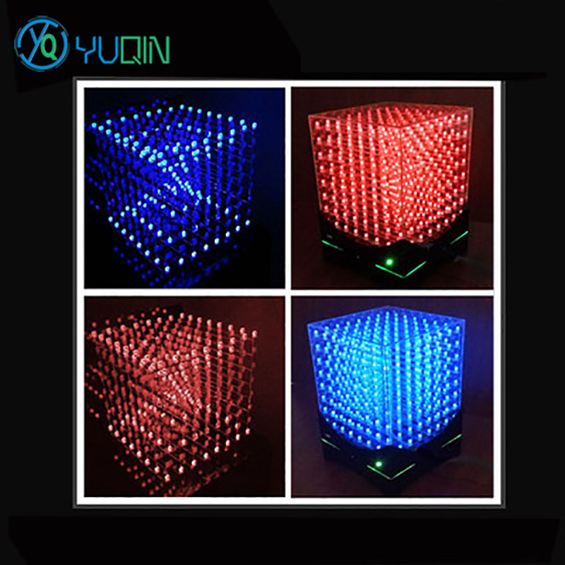 Rgb Led Matrix 8X8 - لتقوم بها بنفسك 3D8 LED مكعب