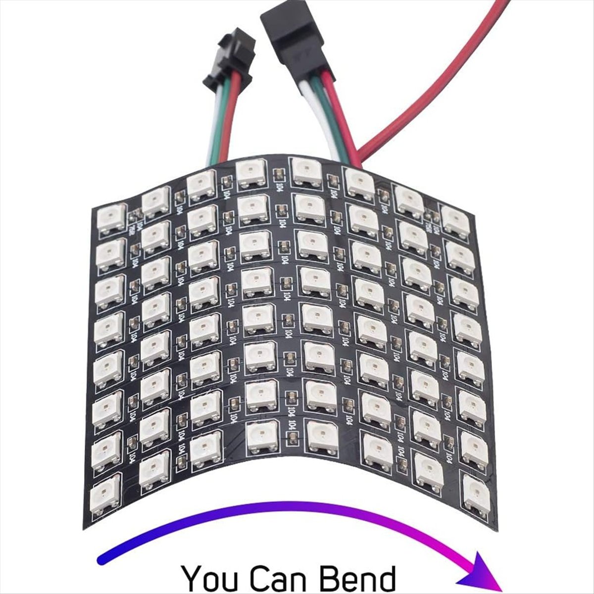 Rgb Led Matrix 8X8 - A36R WS2812B شاشة مصفوفة نقطية RGB