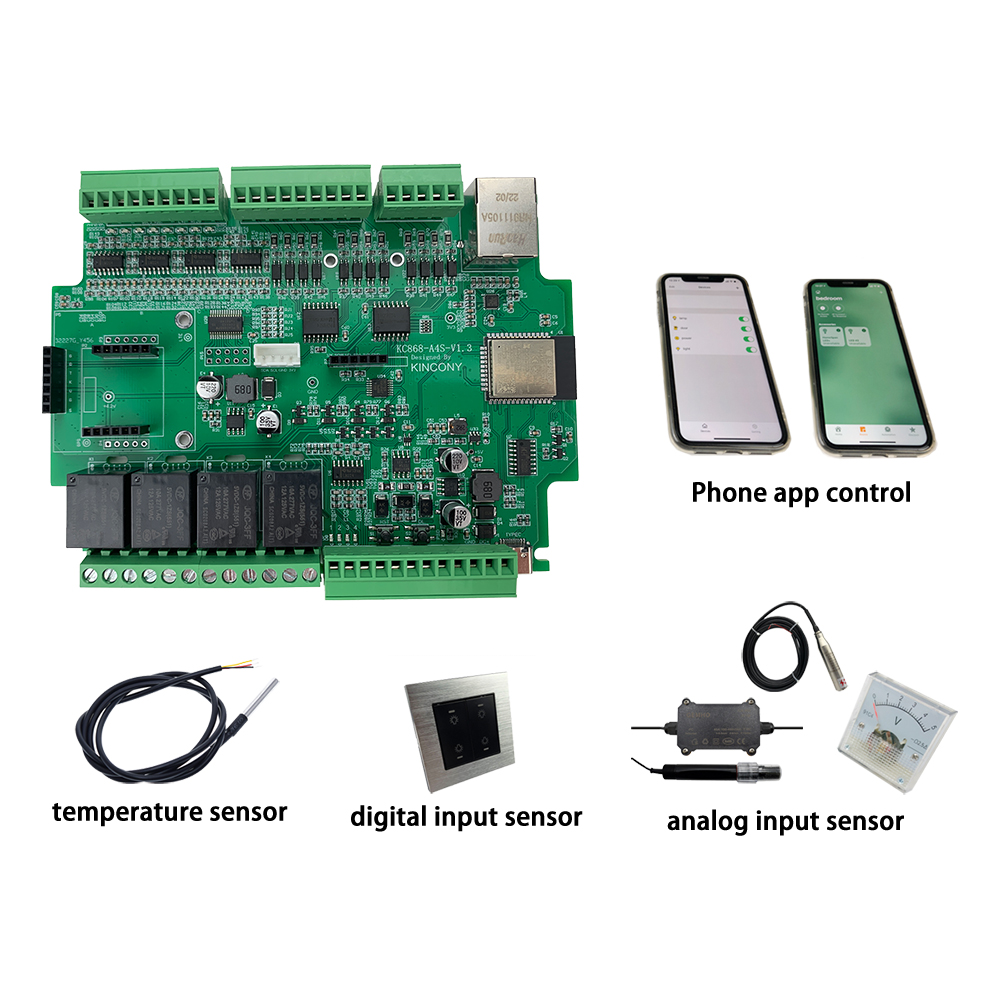 لوحة تحكم KC868-A4S ESP32 ESPh - مراجعة Home Automation With Arduino وسعره