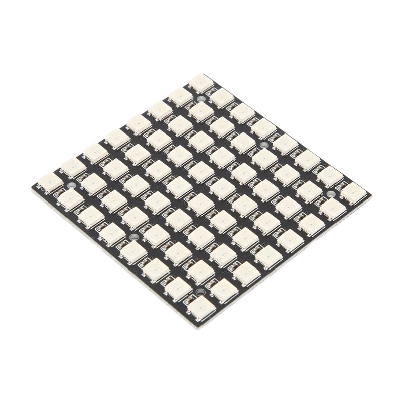 لوحة إضاءة LED AT82-WS2812 505 - مراجعة Rgb Led Matrix 8X8 وسعره