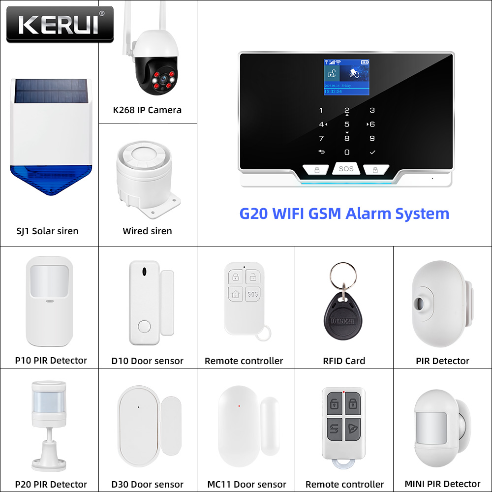 KERUI 433MHz لتقوم بها بنفسك م - مراجعة Home Automation Diy Kit وسعره